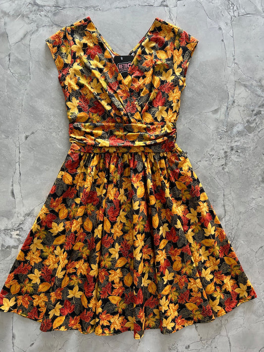 Leaves Greta Dress — Soul Flow Apparel