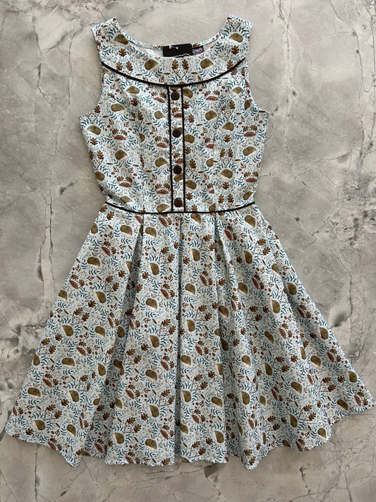 Elizabeth Dress in Hedgehogs — Soul Flow Apparel