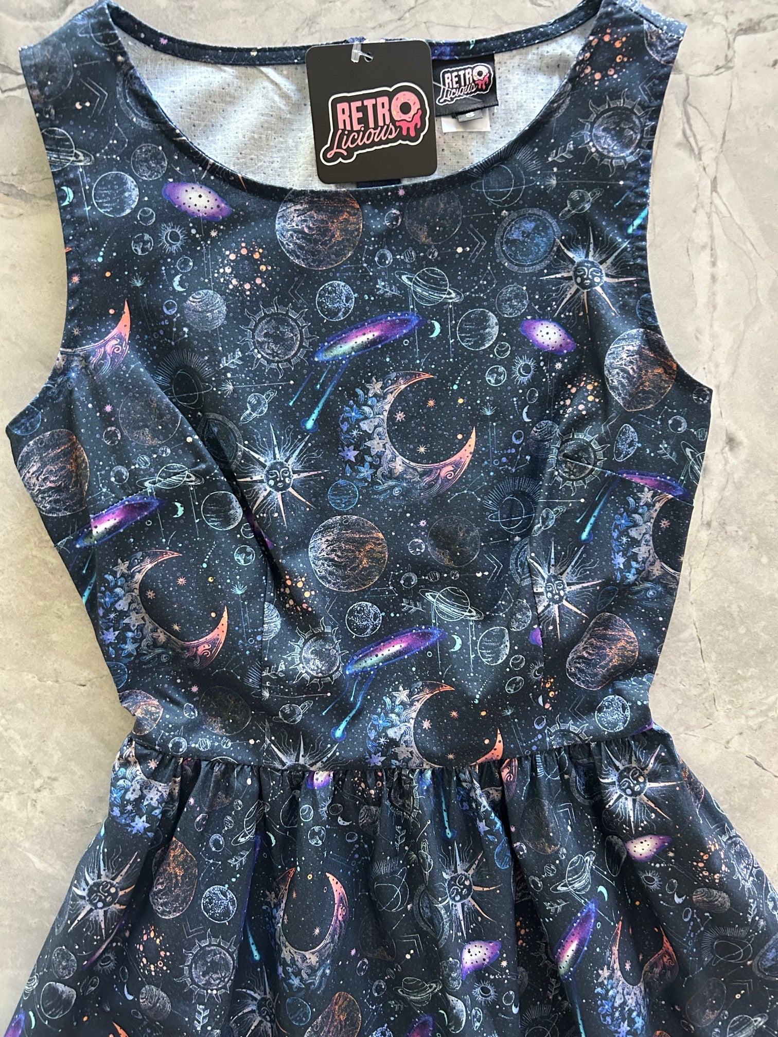 Space Vintage Dress — Soul Flow Apparel