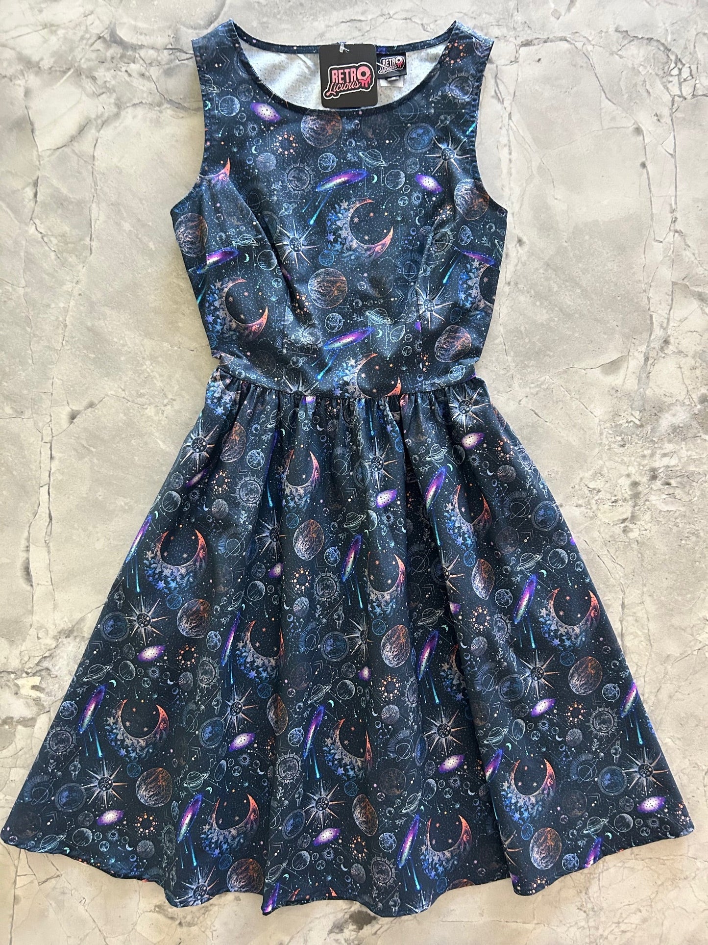Space Vintage Dress — Soul Flow Apparel