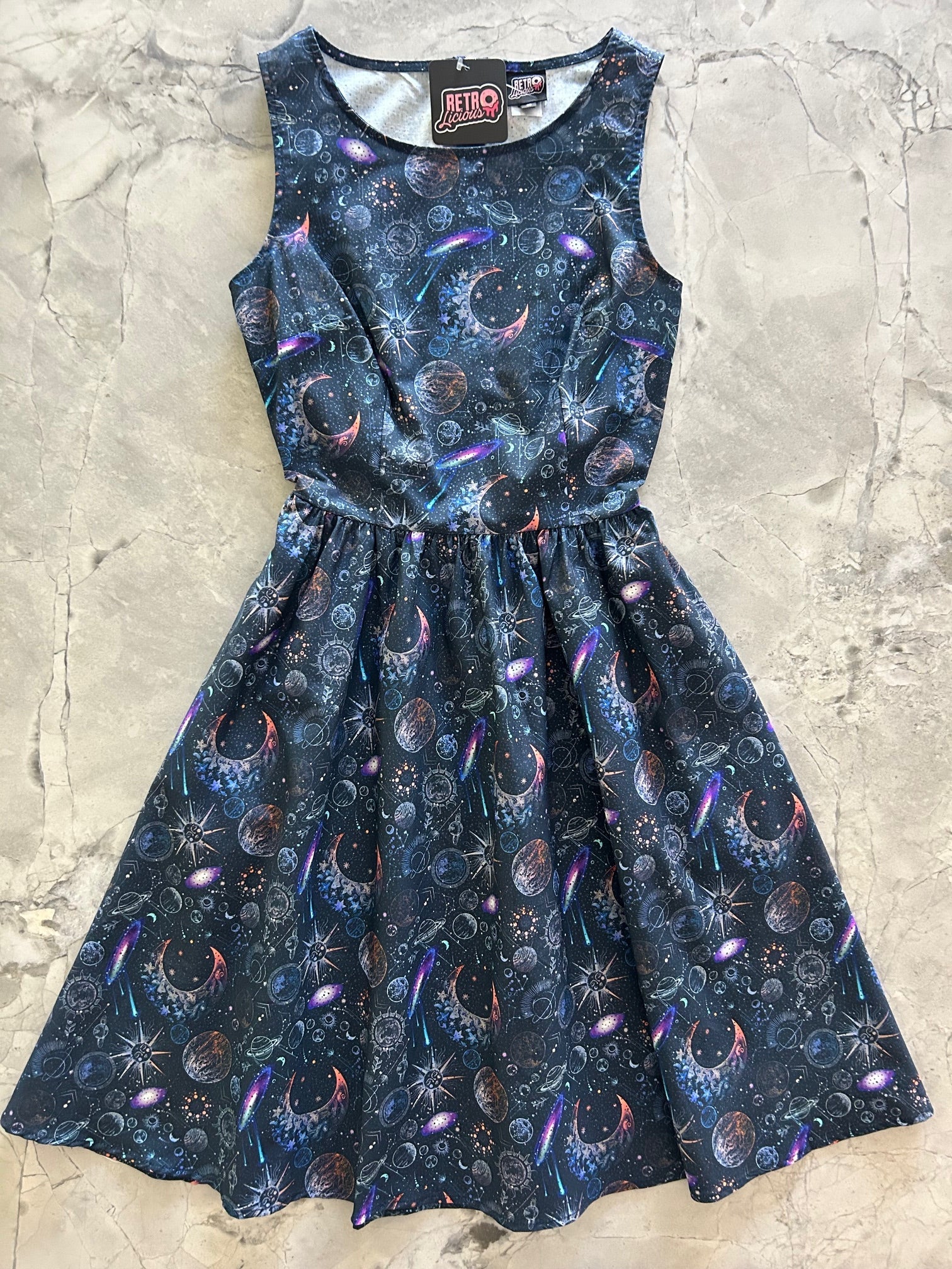 Space Vintage Dress — Soul Flow Apparel