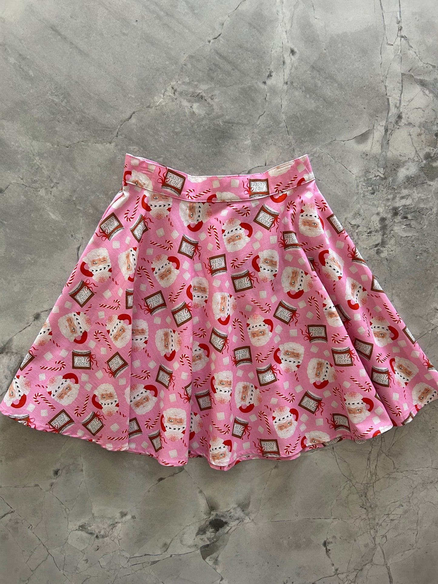 Santa Mugs Skater Skirt — Soul Flow Apparel