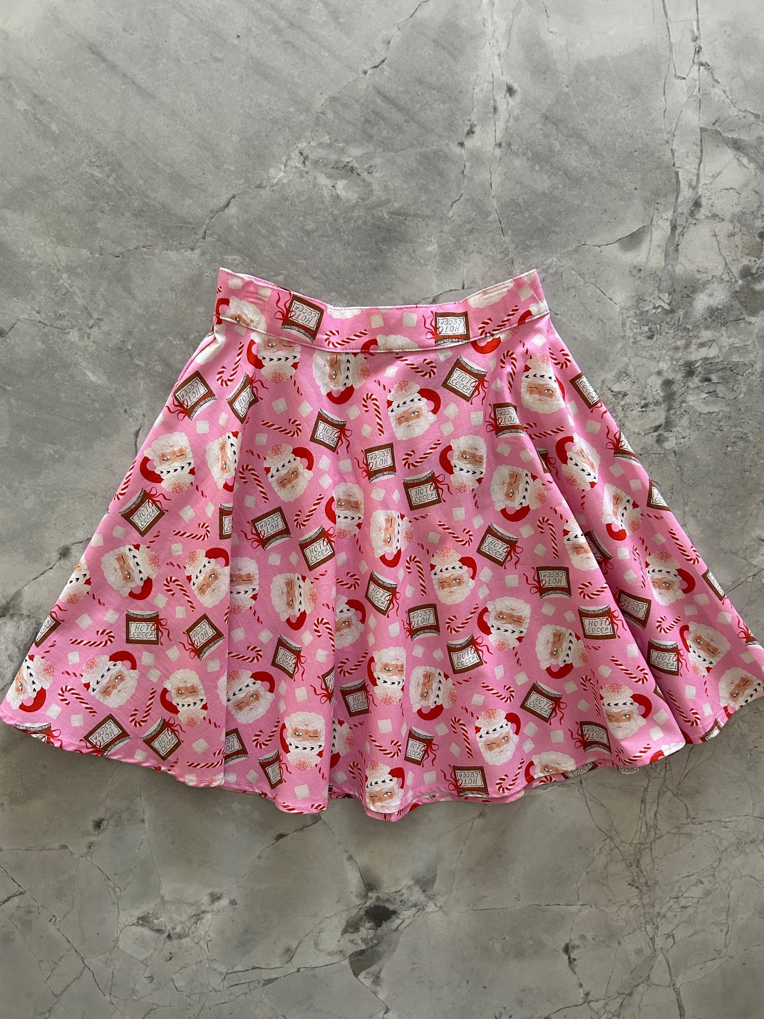 Santa Mugs Skater Skirt — Soul Flow Apparel