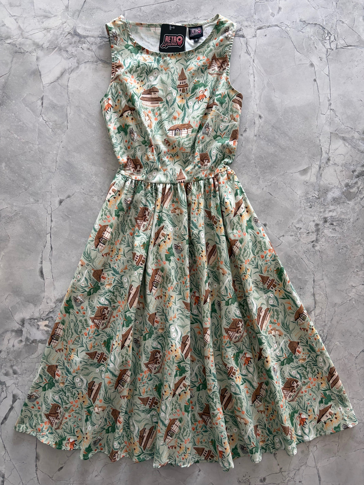 Cottage Tales Midi Dress — Soul Flow Apparel