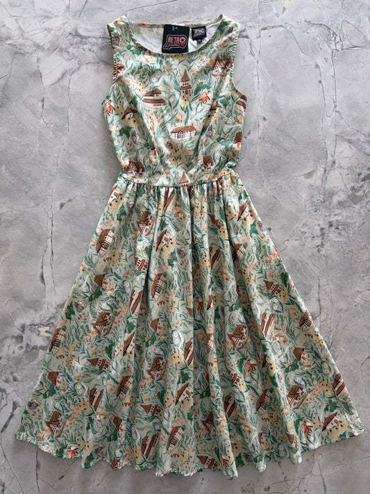 Cottage Tales Midi Dress — Soul Flow Apparel