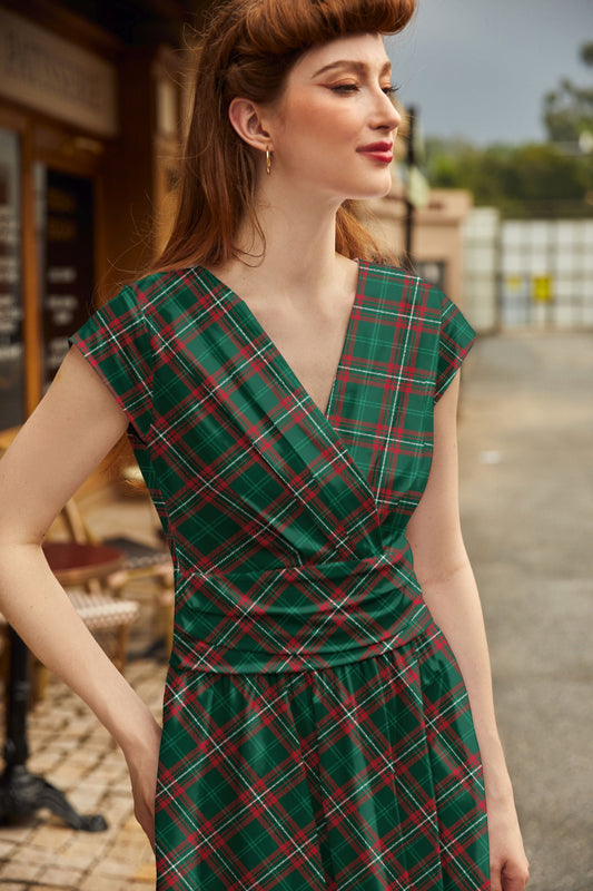 Plaid Greta Dress — Soul Flow Apparel