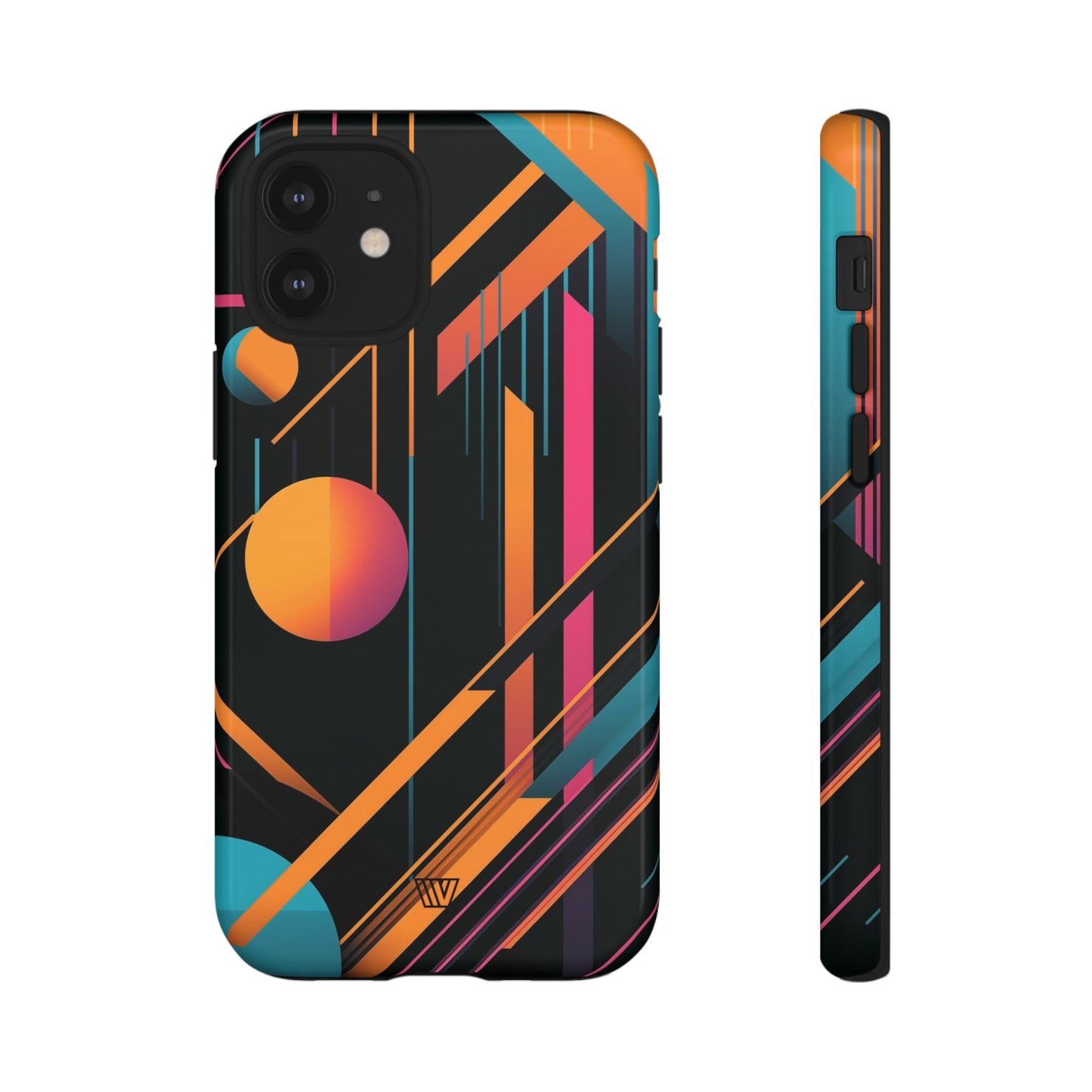 Bold Retro Lines | Tough Phone Case, view 2048 — Soul Flow Apparel
