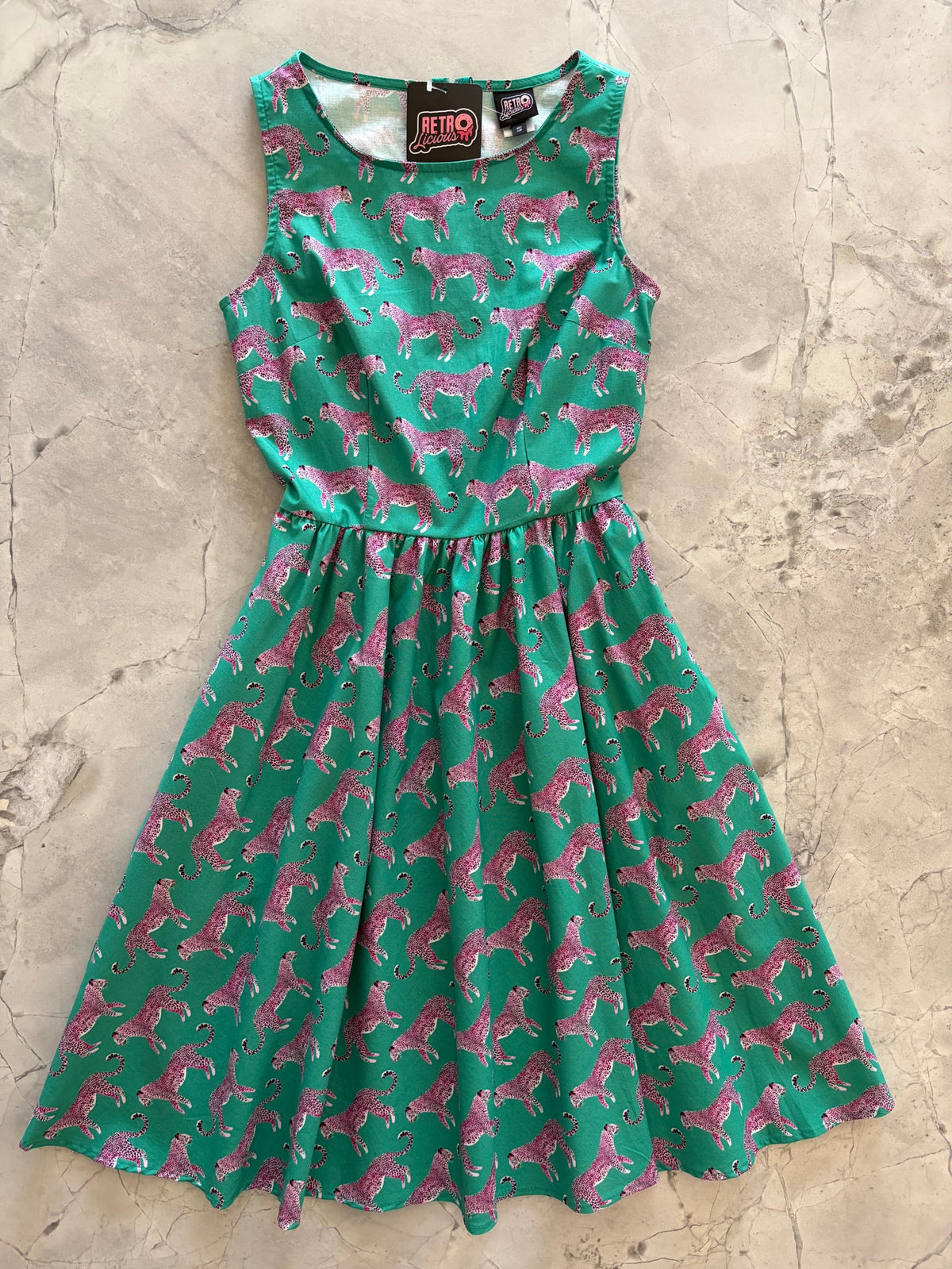 Leopard Vintage Dress — Soul Flow Apparel