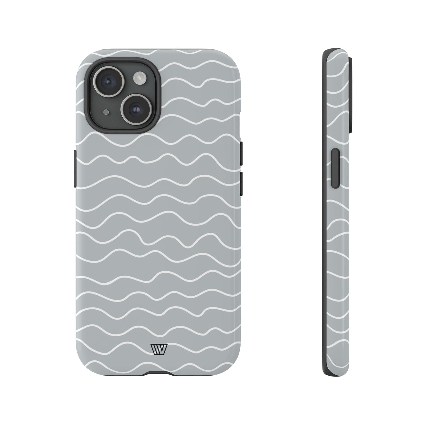 Gray Waves | Tough Phone Case, view 2048 — Soul Flow Apparel