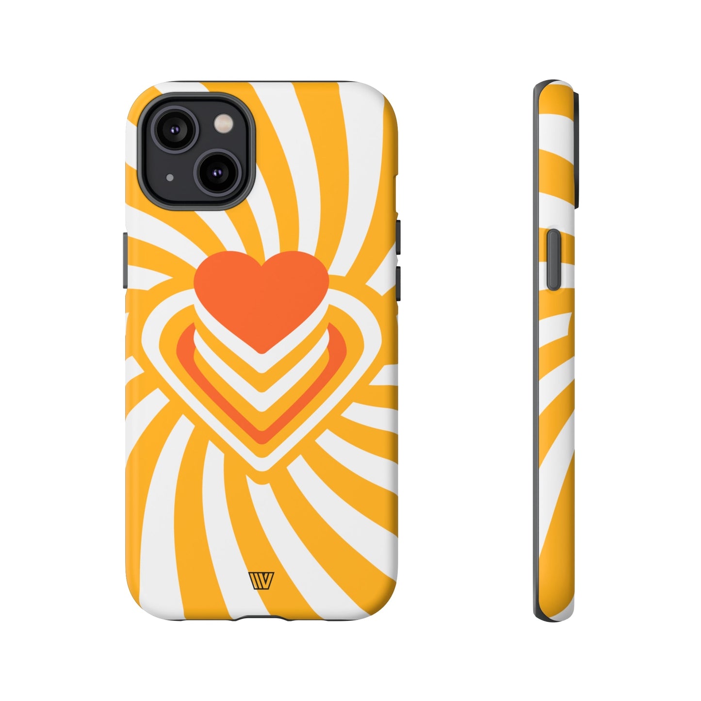 Heart Ray Stack | Tough Phone Case, view 2048 — Soul Flow Apparel