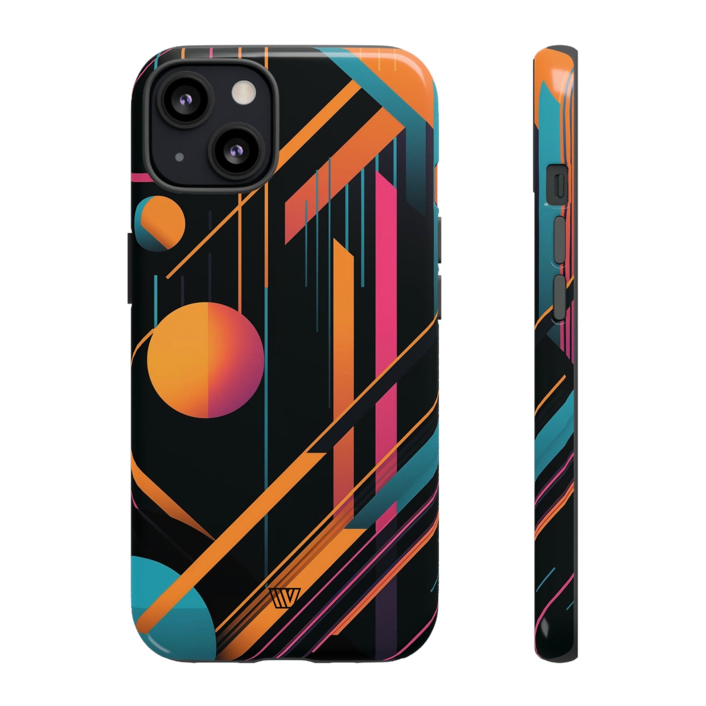 Bold Retro Lines | Tough Phone Case, view 2048 — Soul Flow Apparel