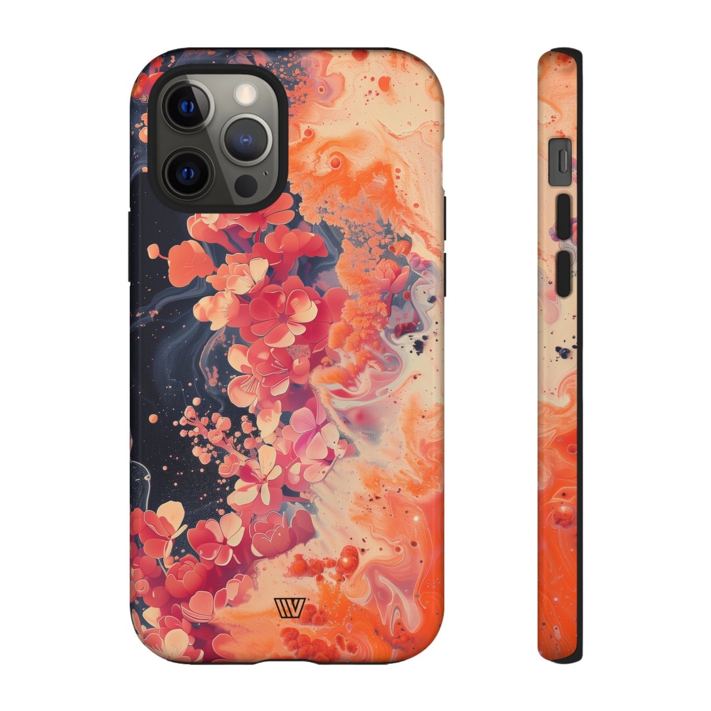 Wave of Flowers | Tough Phone Case, view 2048 — Soul Flow Apparel