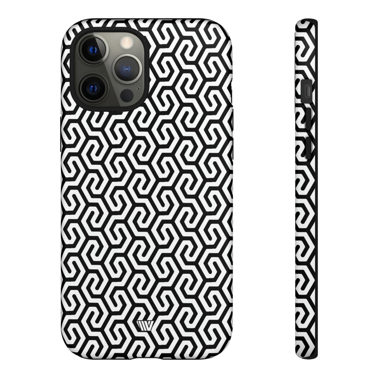 Twisted Grid | Tough Phone Case, view 2048 — Soul Flow Apparel