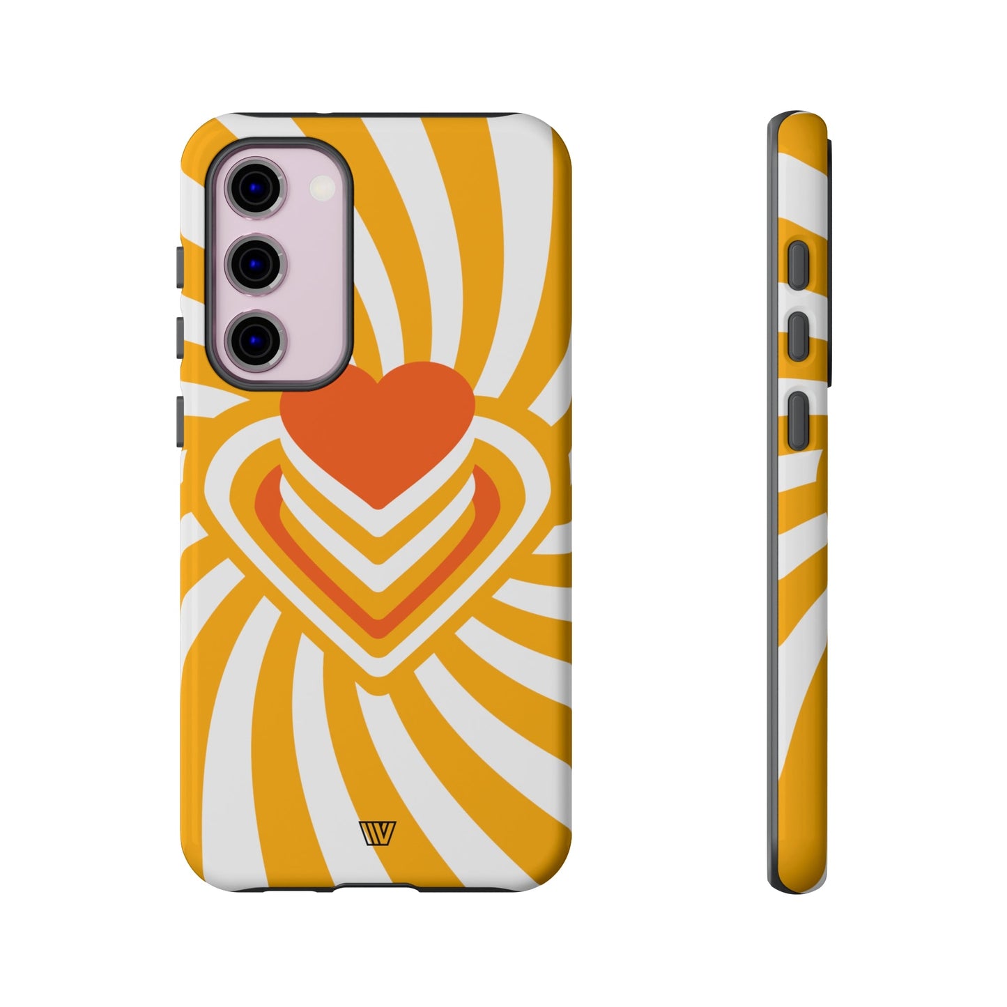 Heart Ray Stack | Tough Phone Case, view 2048 — Soul Flow Apparel