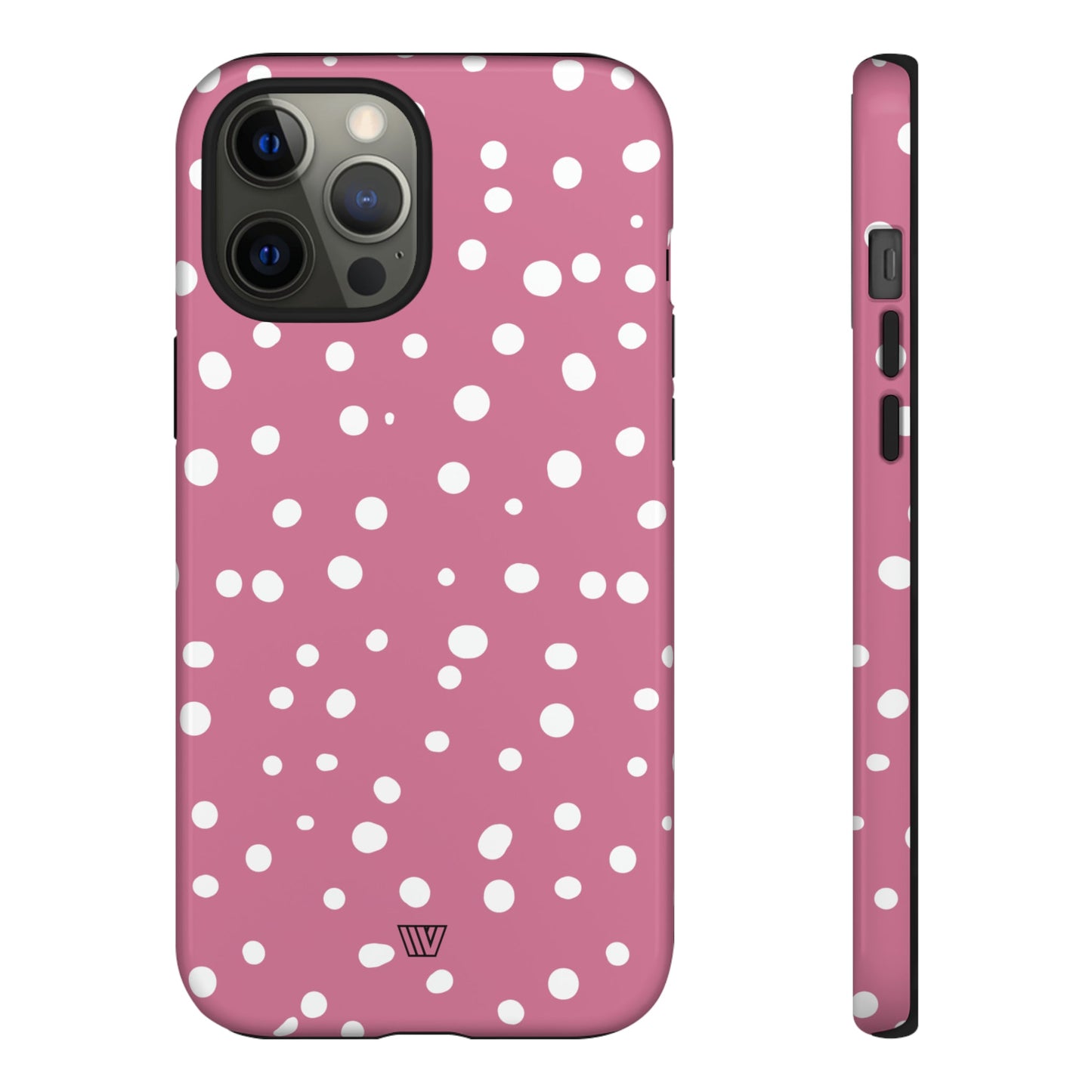 Blush Red Dots | Tough Phone Case, view 2048 — Soul Flow Apparel