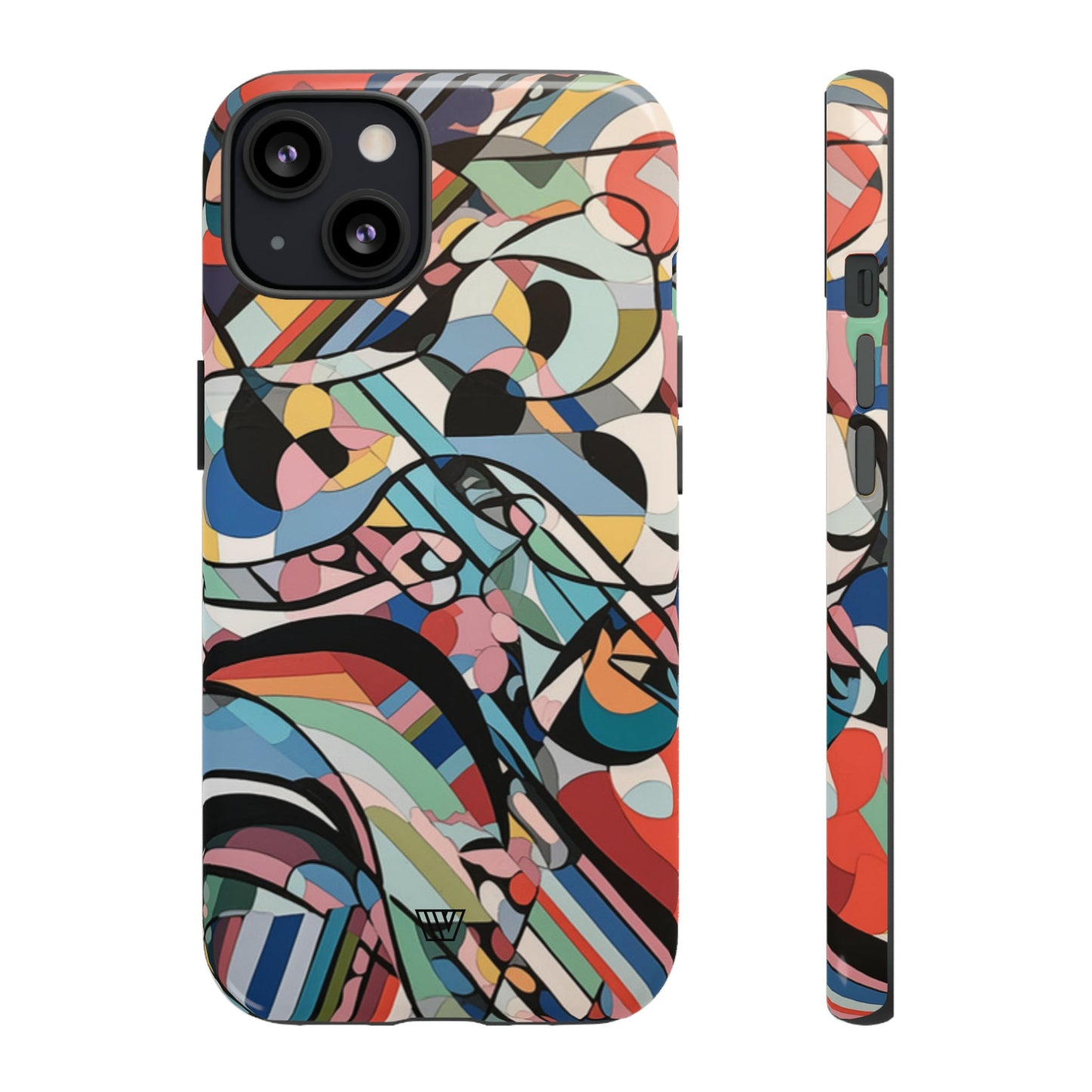 Abstract Mural | Tough Phone Case, view 2048 — Soul Flow Apparel