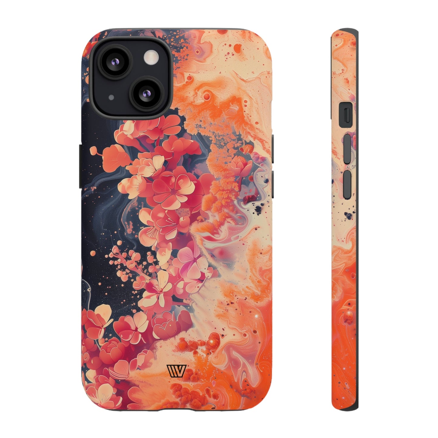 Wave of Flowers | Tough Phone Case, view 2048 — Soul Flow Apparel