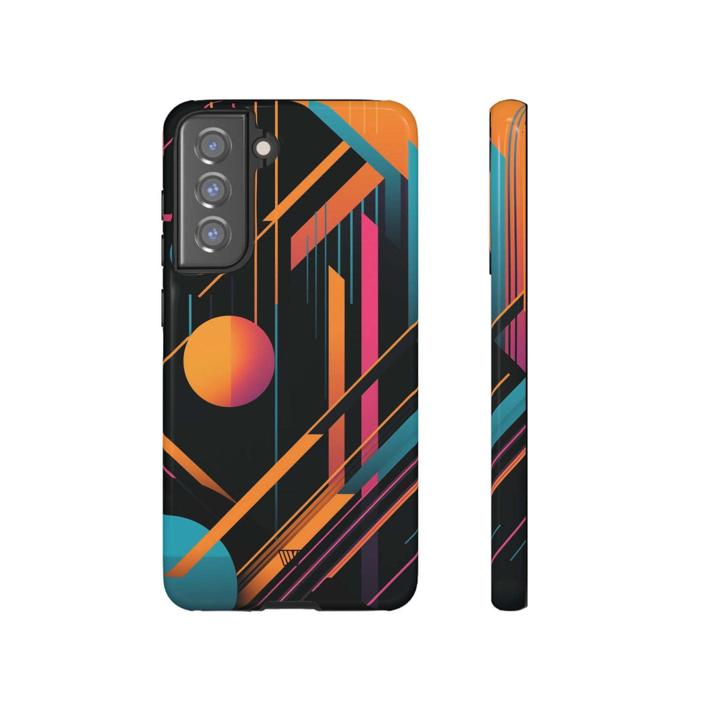 Bold Retro Lines | Tough Phone Case, view 2048 — Soul Flow Apparel