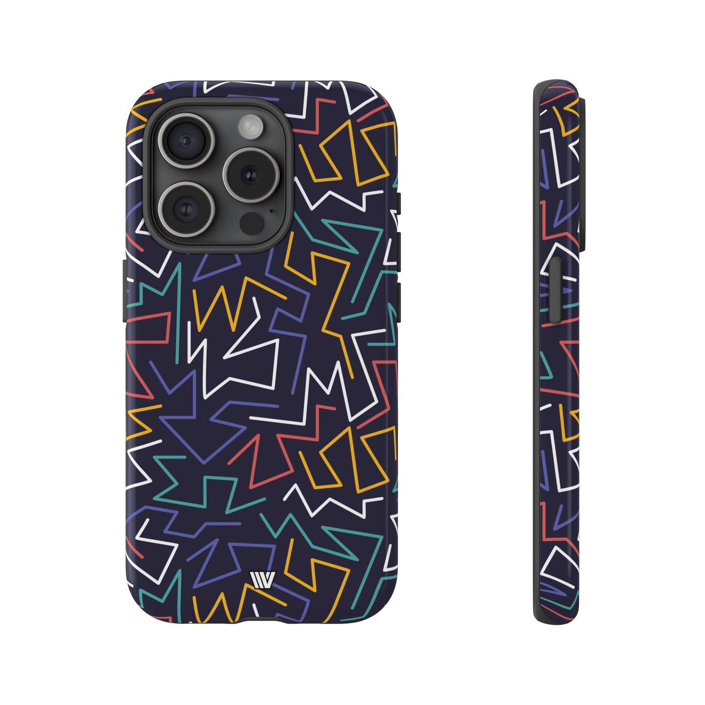 Zigzag Night | Tough Phone Case, view 2048 — Soul Flow Apparel