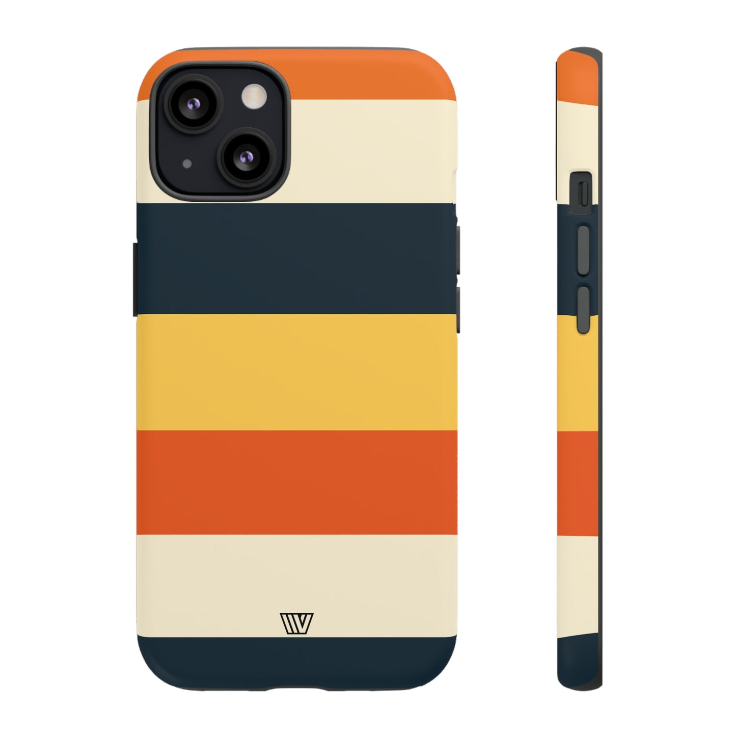 Beach Sunset Stripes | Tough Phone Case, view 2048 — Soul Flow Apparel