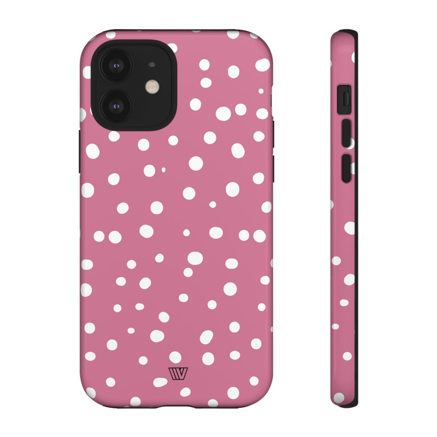 Blush Red Dots | Tough Phone Case, view 2048 — Soul Flow Apparel