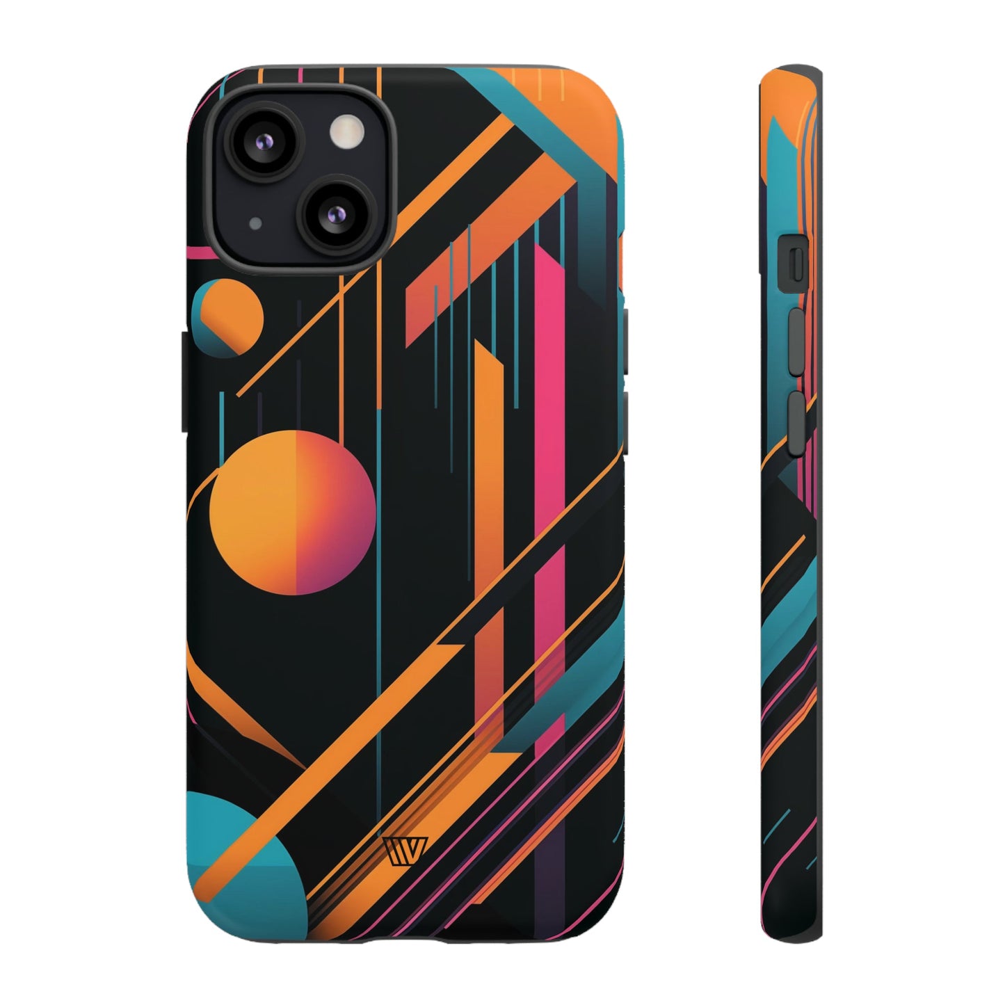 Bold Retro Lines | Tough Phone Case, view 2048 — Soul Flow Apparel