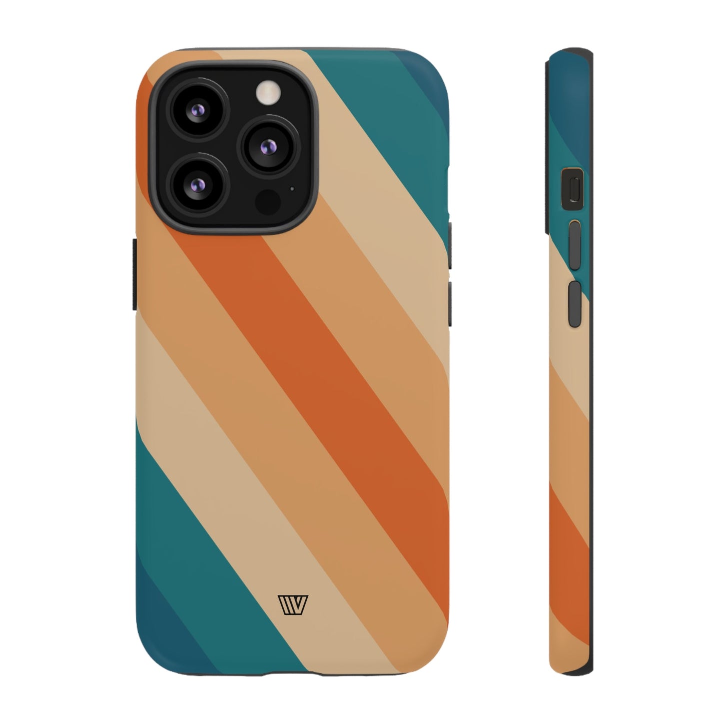 70s Retro Stripe | Tough Phone Case, view 2048 — Soul Flow Apparel