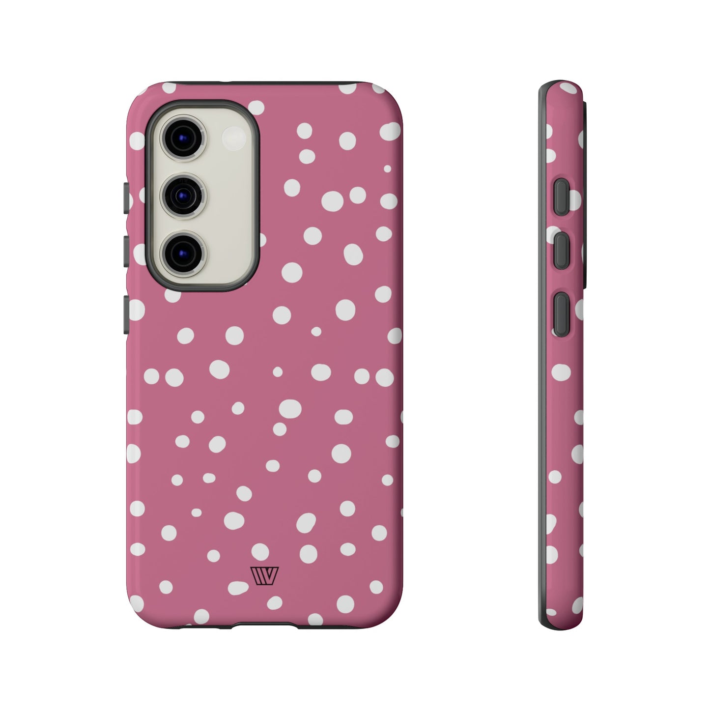 Blush Red Dots | Tough Phone Case, view 2048 — Soul Flow Apparel