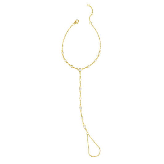 Seraphine Cz Hand Chain Bracelet — Soul Flow Apparel