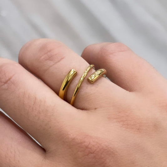 Kayden Gold Wrap Ring — Soul Flow Apparel