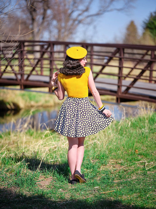 Sunny Side Up Skater Skirt in web2 — Soul Flow Apparel