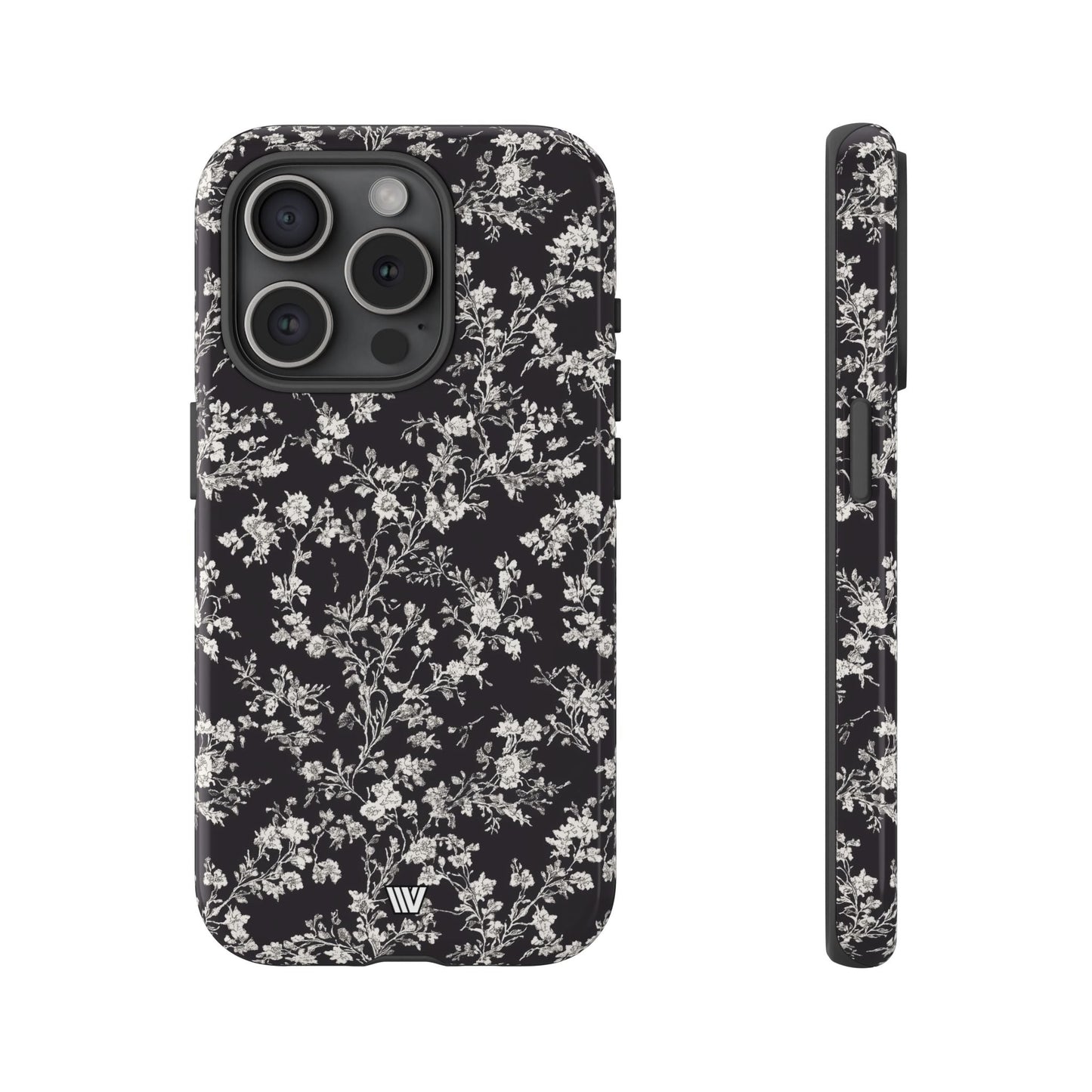 Inked Petals | Tough Phone Case, view 2048 — Soul Flow Apparel