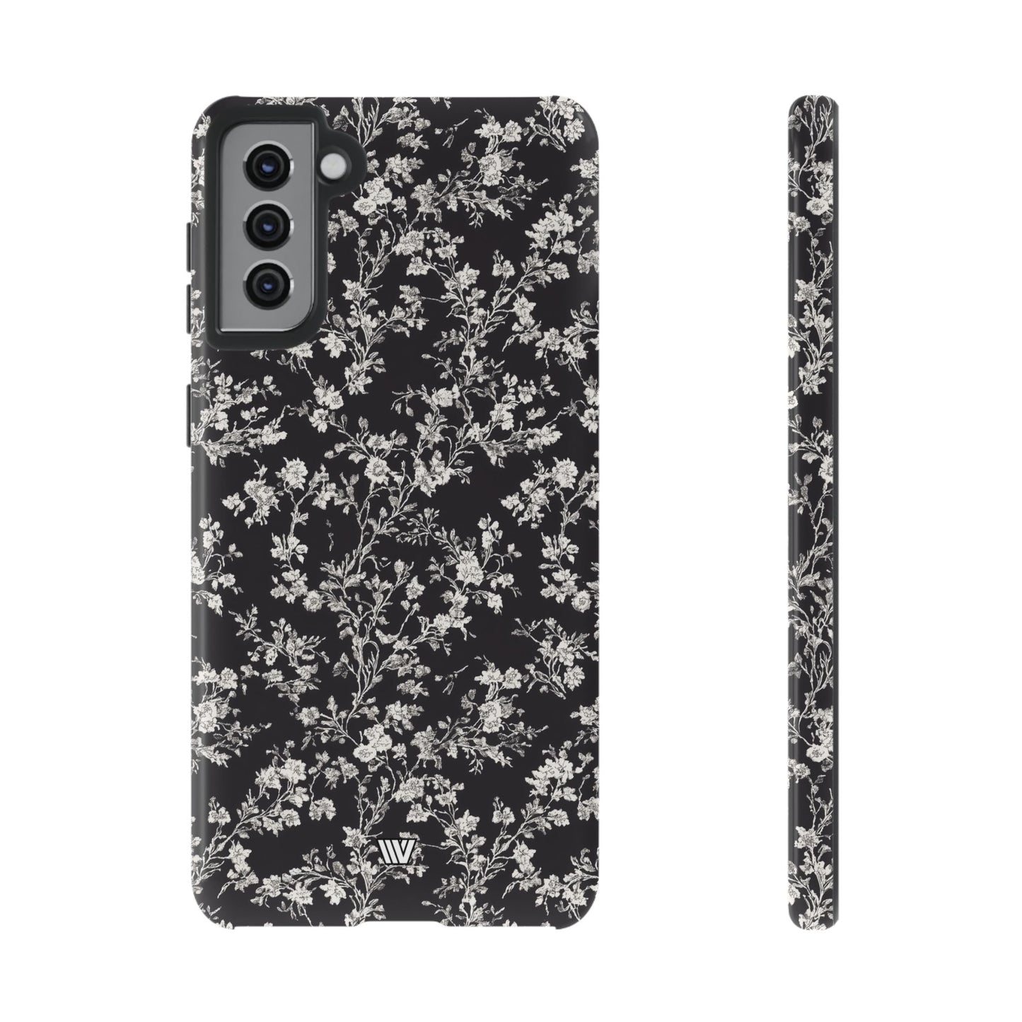Inked Petals | Tough Phone Case, view 2048 — Soul Flow Apparel