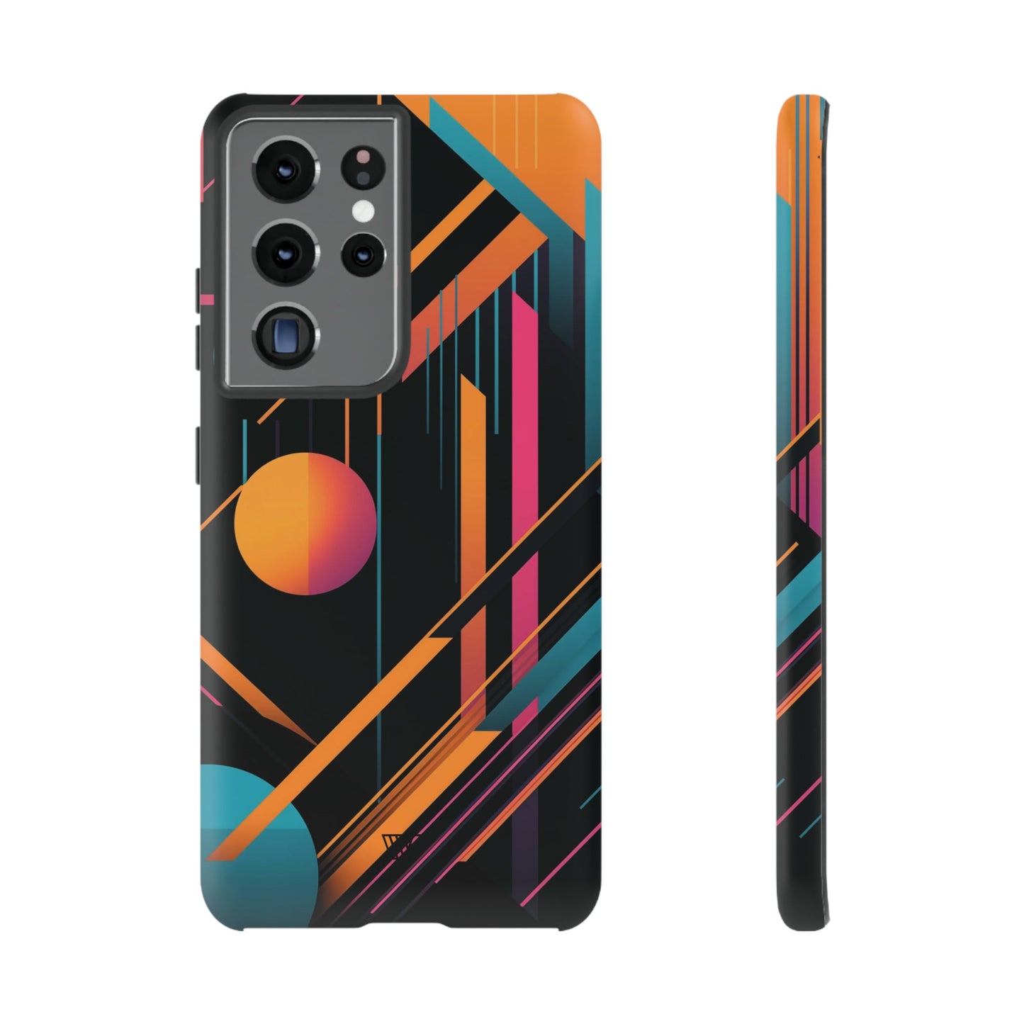 Bold Retro Lines | Tough Phone Case, view 2048 — Soul Flow Apparel