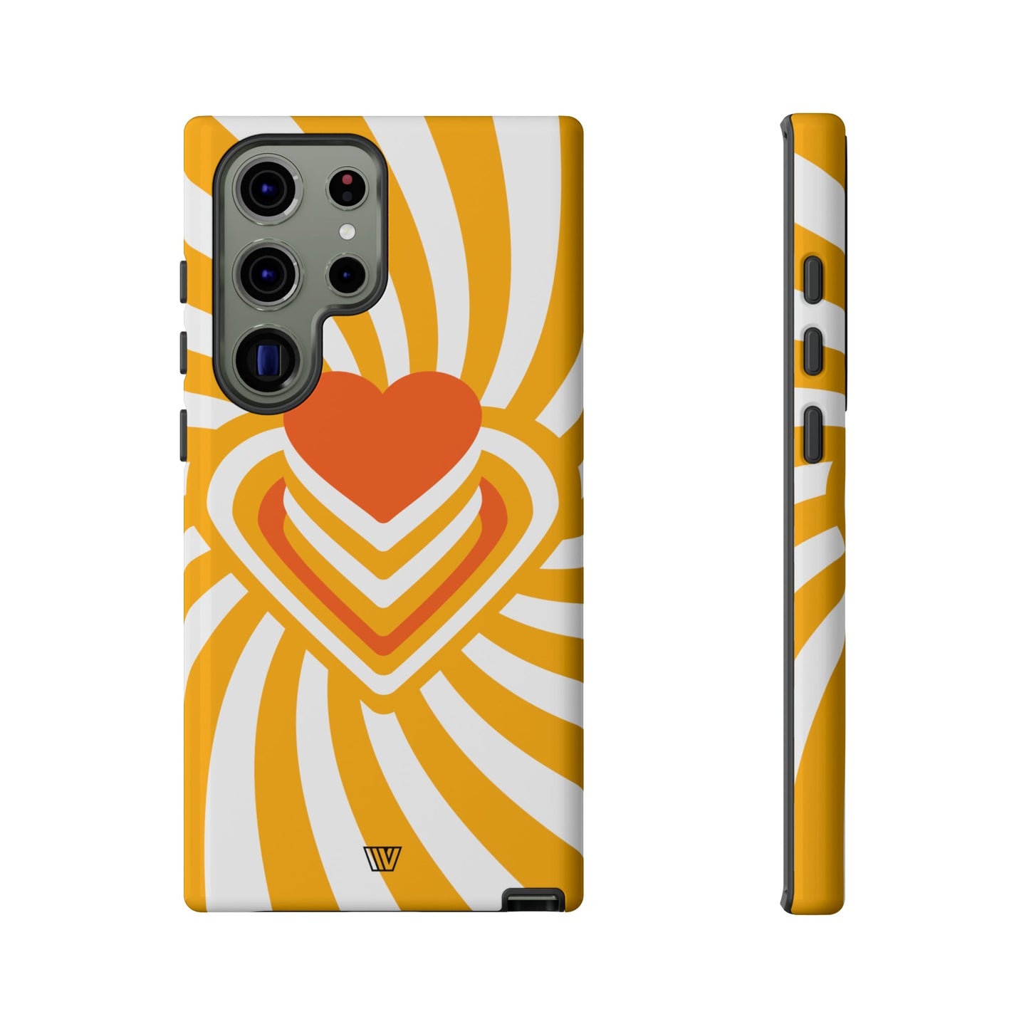 Heart Ray Stack | Tough Phone Case, view 2048 — Soul Flow Apparel