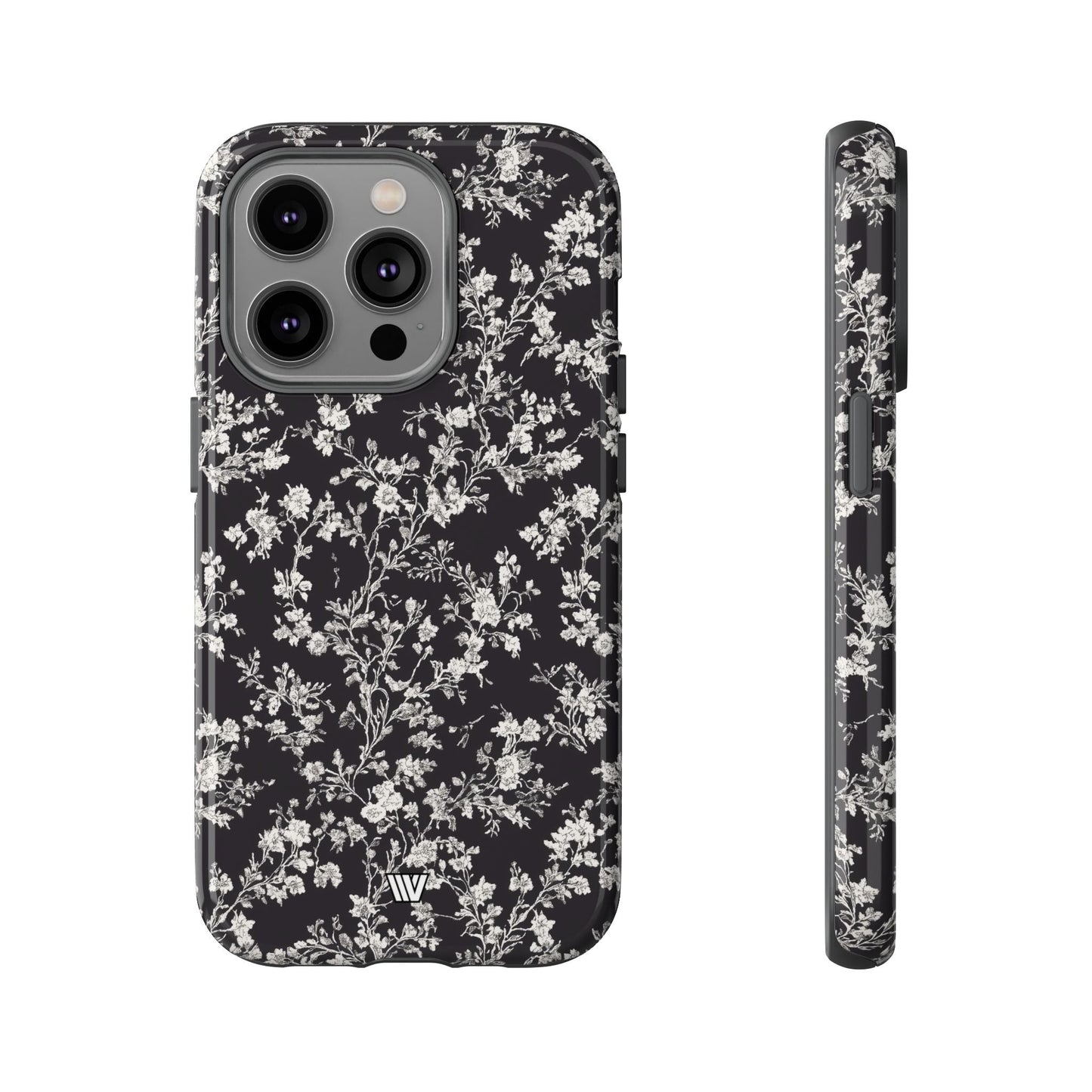 Inked Petals | Tough Phone Case, view 2048 — Soul Flow Apparel