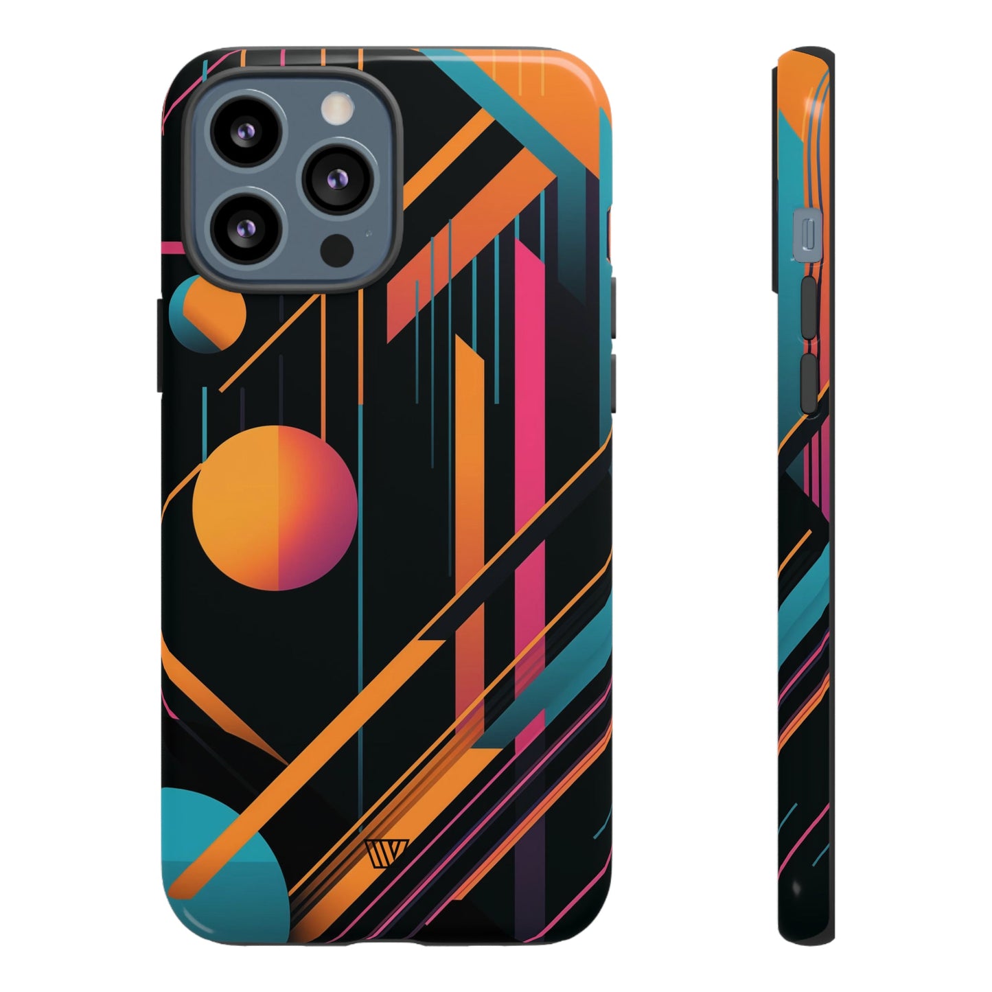 Bold Retro Lines | Tough Phone Case, view 2048 — Soul Flow Apparel