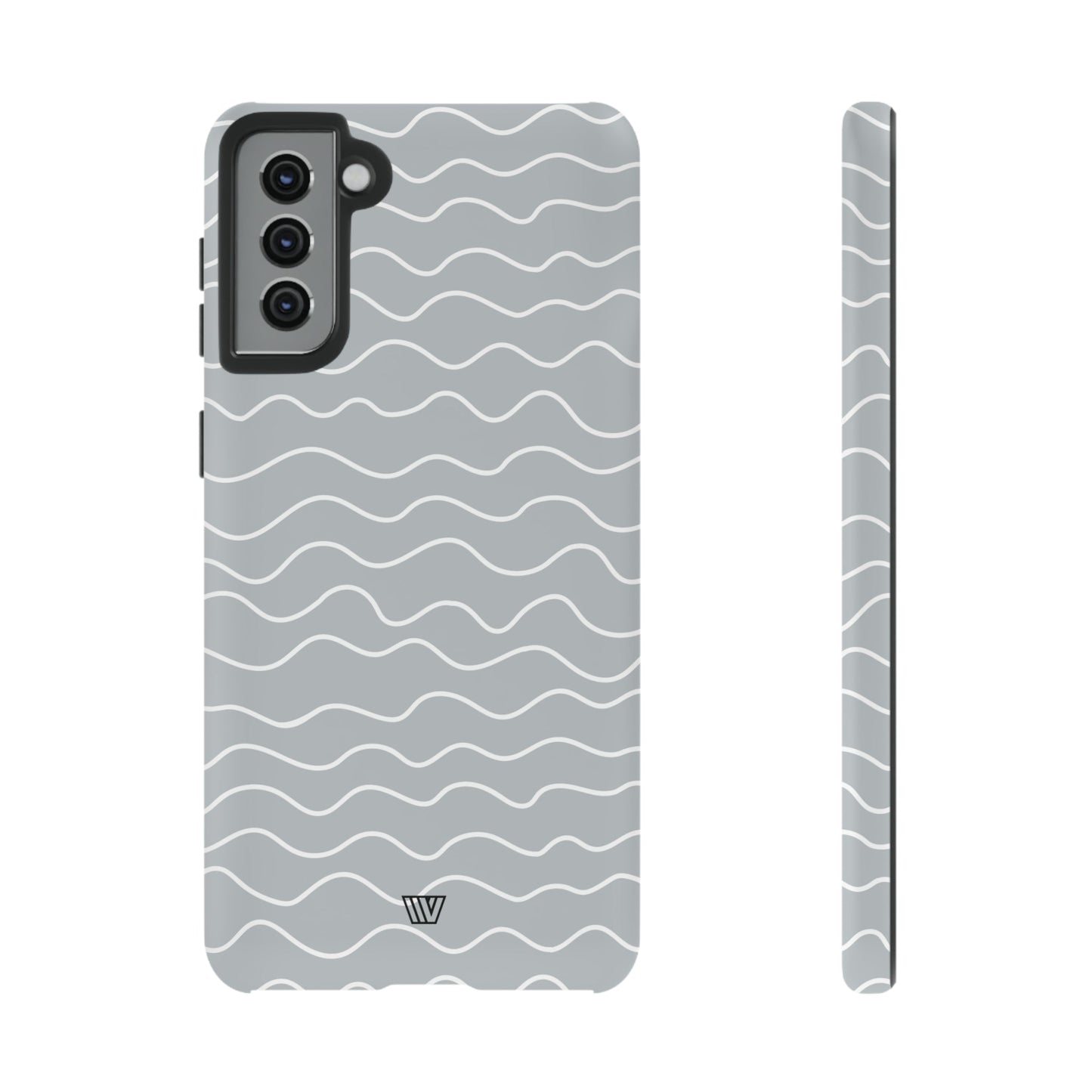 Gray Waves | Tough Phone Case, view 2048 — Soul Flow Apparel