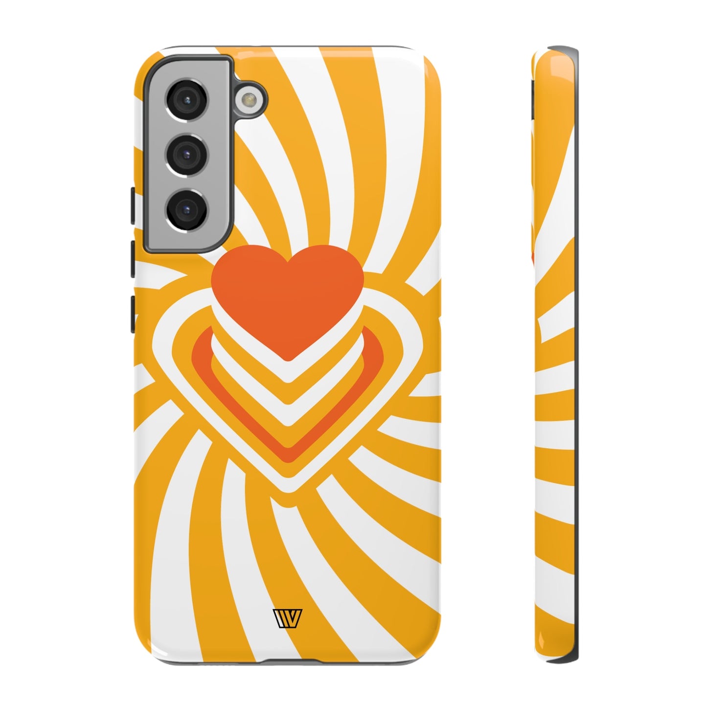 Heart Ray Stack | Tough Phone Case, view 2048 — Soul Flow Apparel