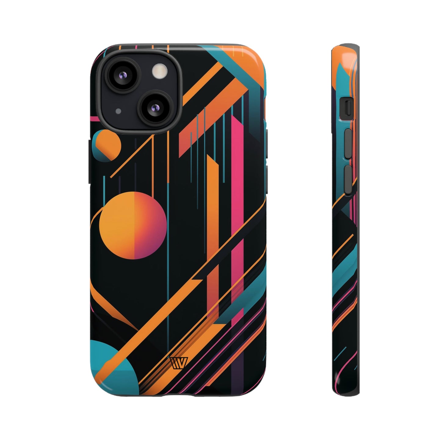 Bold Retro Lines | Tough Phone Case, view 2048 — Soul Flow Apparel