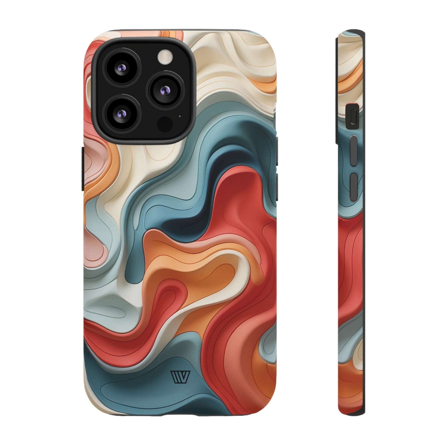 3d Colorful Clay | Tough Phone Case, view 2048 — Soul Flow Apparel