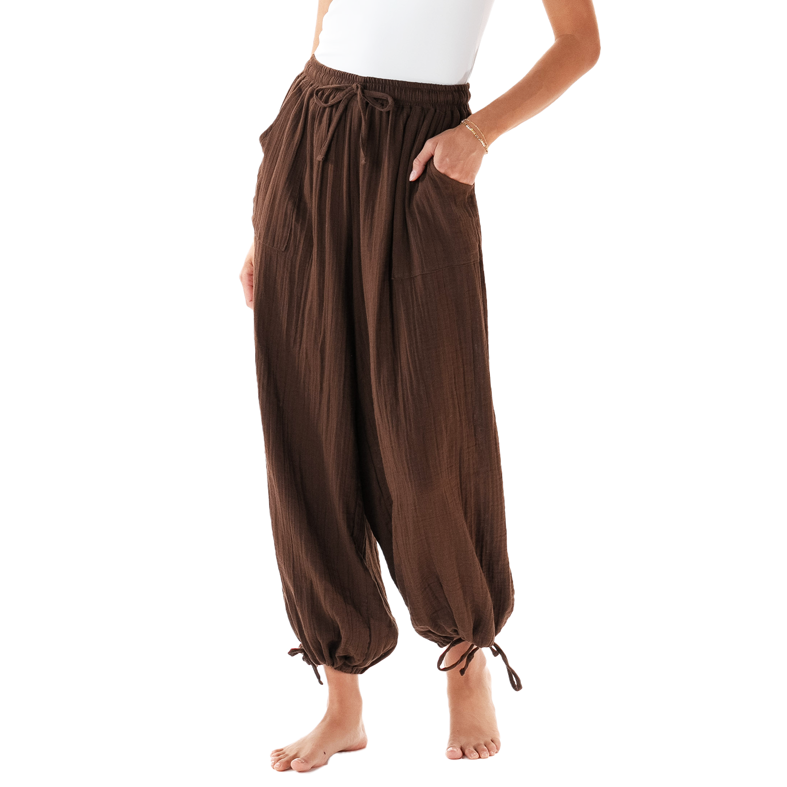 Espresso Adventure Cargo Pants, view 1 — Soul Flow Apparel