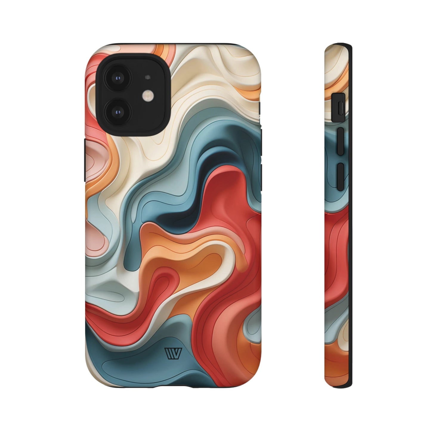 3d Colorful Clay | Tough Phone Case, view 2048 — Soul Flow Apparel