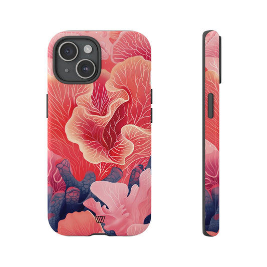 Pink Coral | Tough Phone Case, view 2048 — Soul Flow Apparel