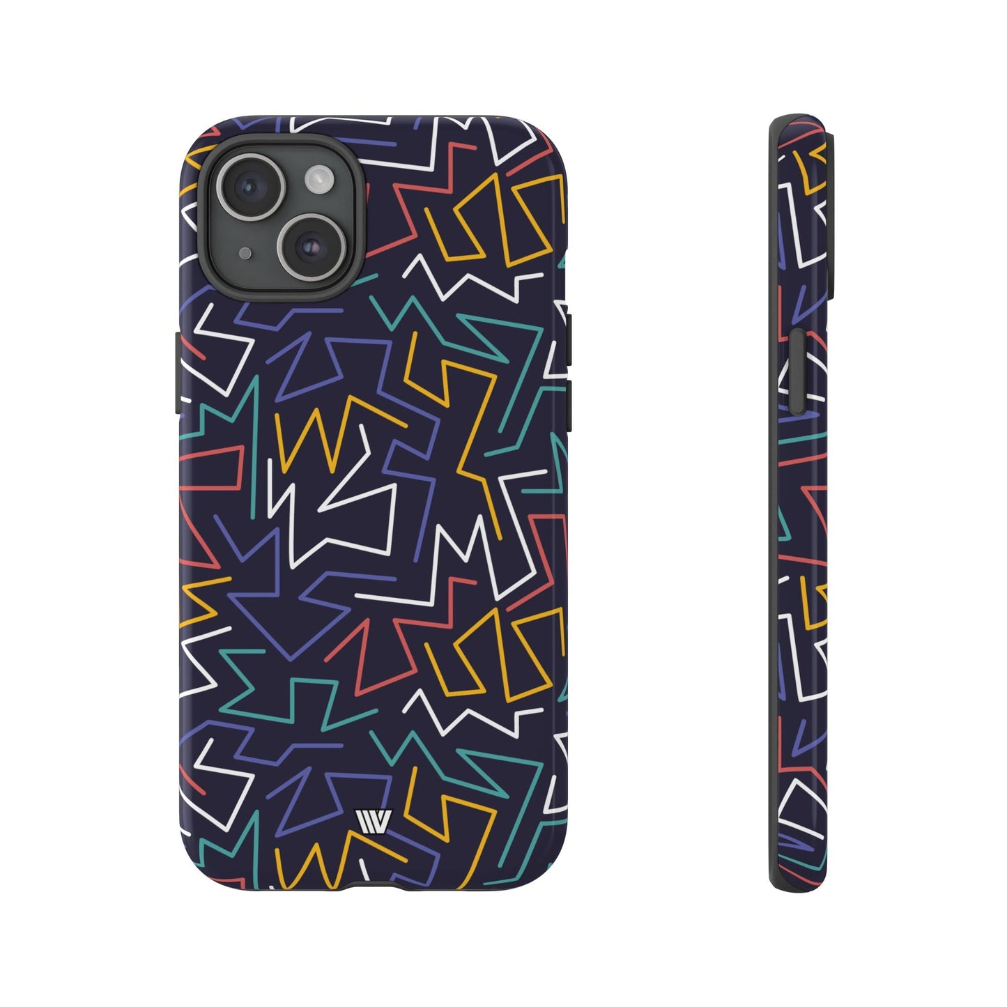 Zigzag Night | Tough Phone Case, view 2048 — Soul Flow Apparel