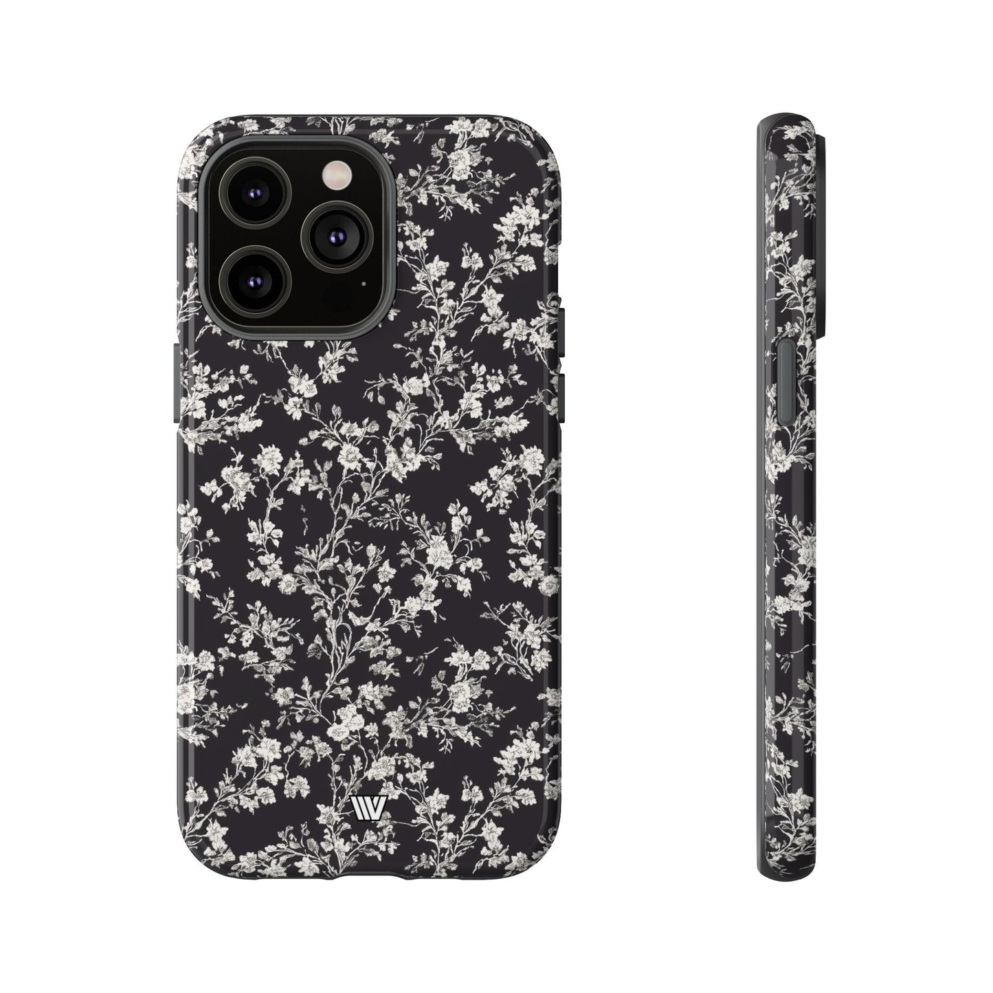 Inked Petals | Tough Phone Case, view 2048 — Soul Flow Apparel