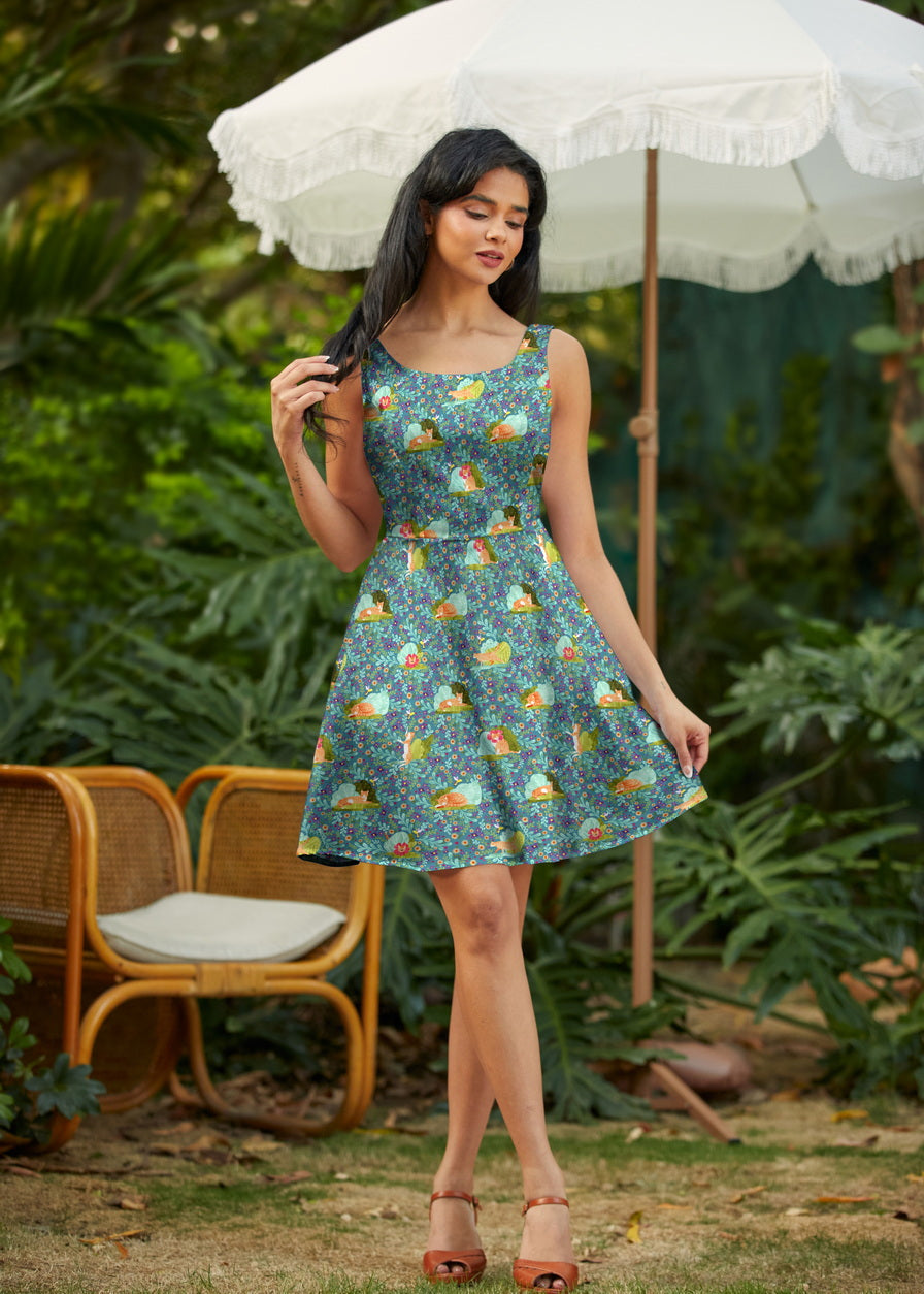 Cats Skater Dress, view 1 — Soul Flow Apparel