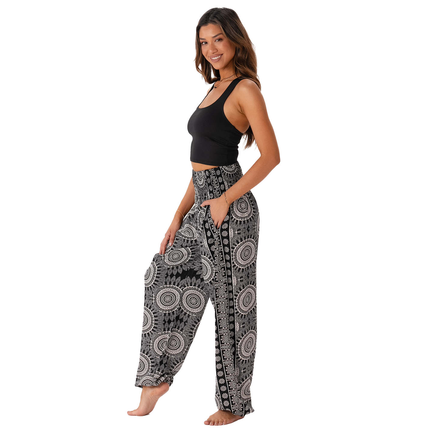 Bondi Harem Pants, view 2 — Soul Flow Apparel