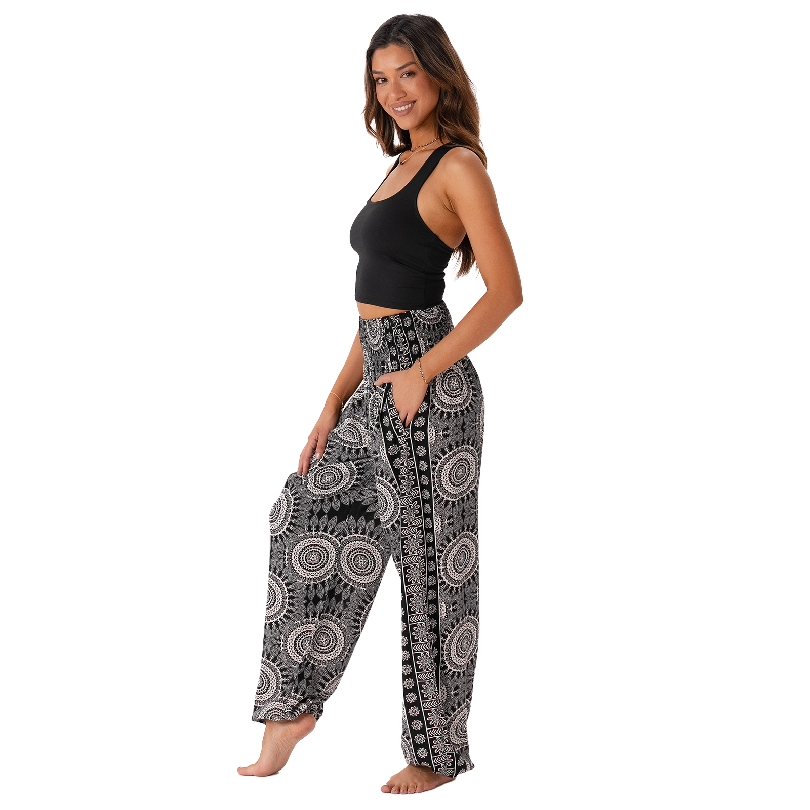 Bondi Harem Pants, view 2 — Soul Flow Apparel