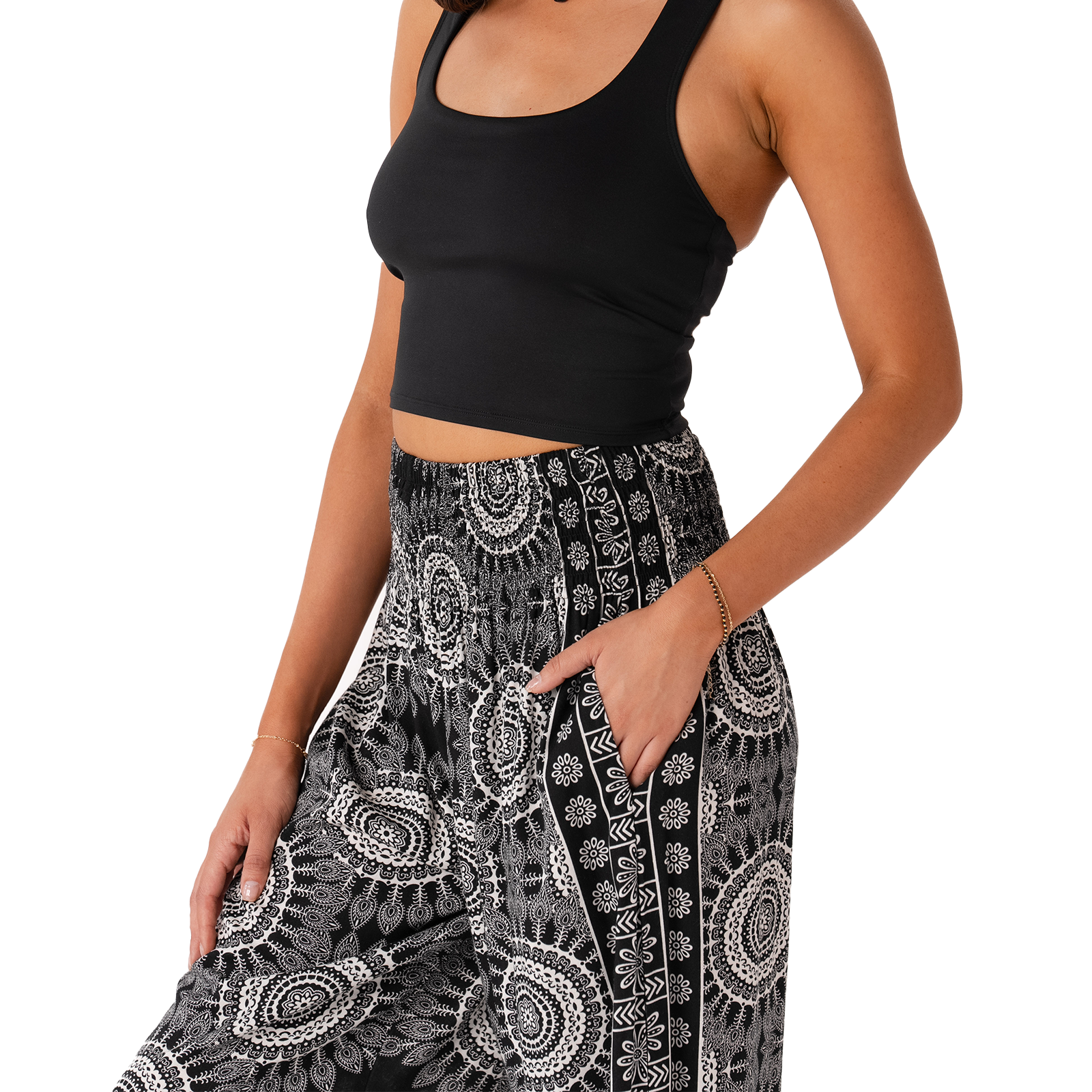 Bondi Harem Pants, view 4 — Soul Flow Apparel